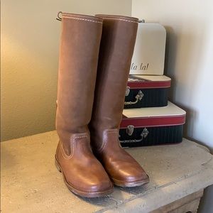 Women’s Frye Tall Shearling Leather Boots